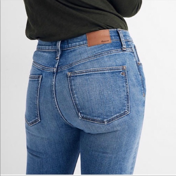 Madewell 9” high rise skinny crop deconstructed 31 - Picture 4 of 8